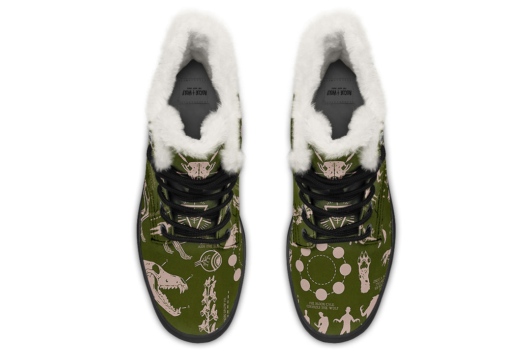 Fern Wolf Study Winter Boots