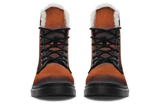 Fire-Forged Winter Boots - Vibrant Print Lace-up Durable Nylon Toasty Lined Water Resistant Stylish