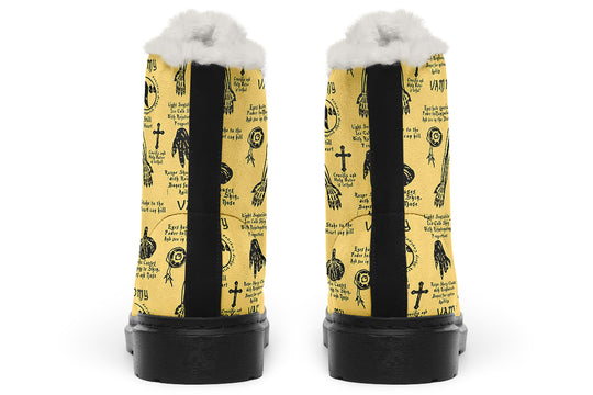 Gold Vampire Study Winter Boots