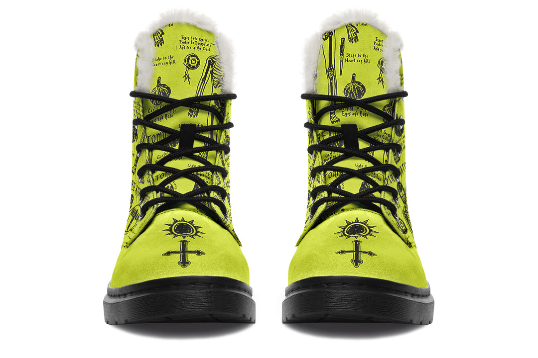 Lime Vampire Study Winter Boots