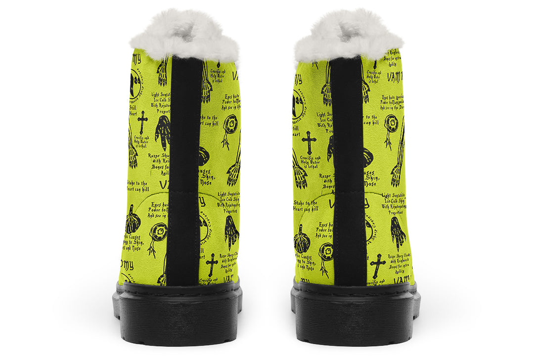 Lime Vampire Study Winter Boots