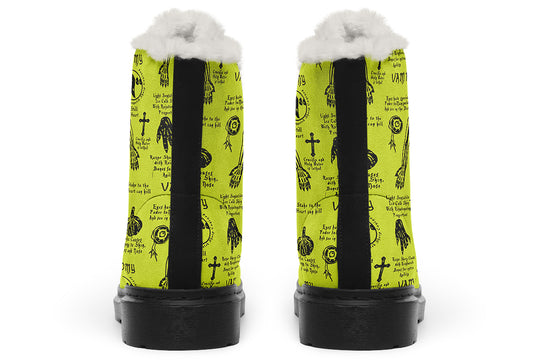 Lime Vampire Study Winter Boots