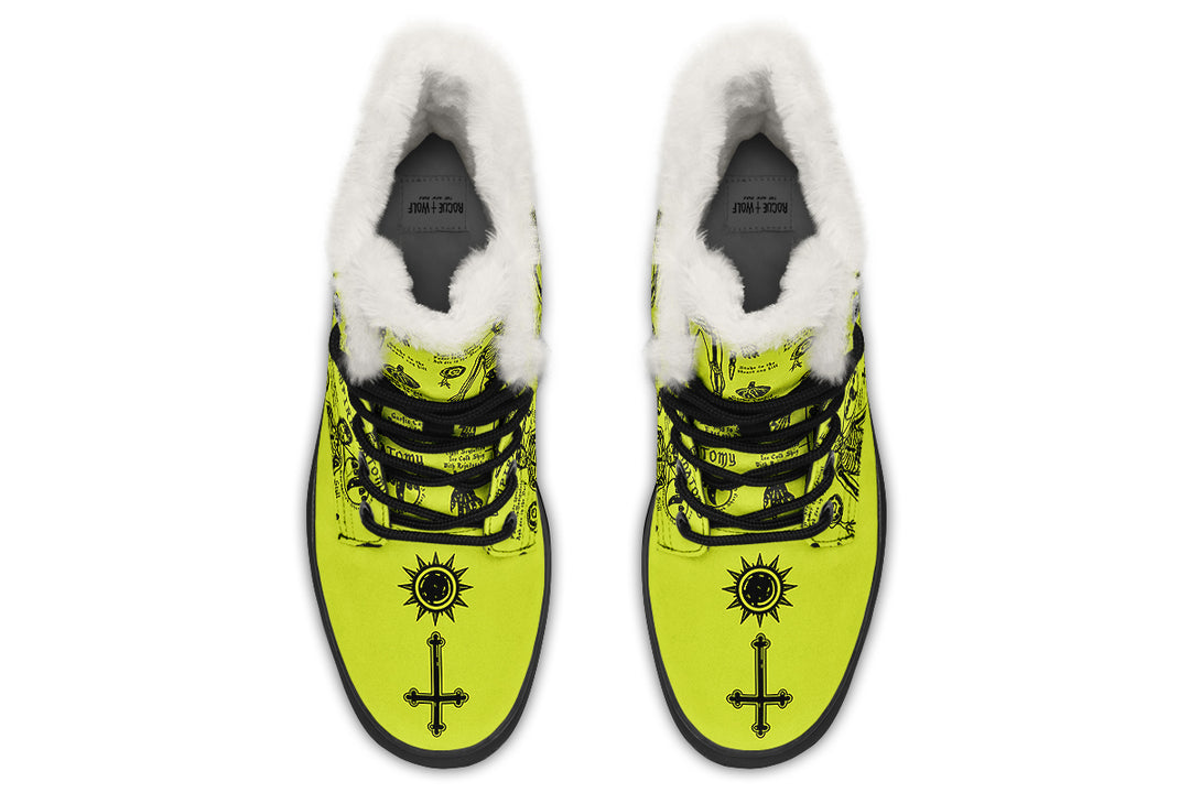Lime Vampire Study Winter Boots