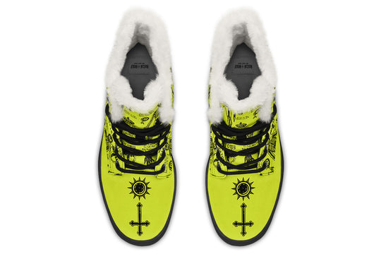 Lime Vampire Study Winter Boots