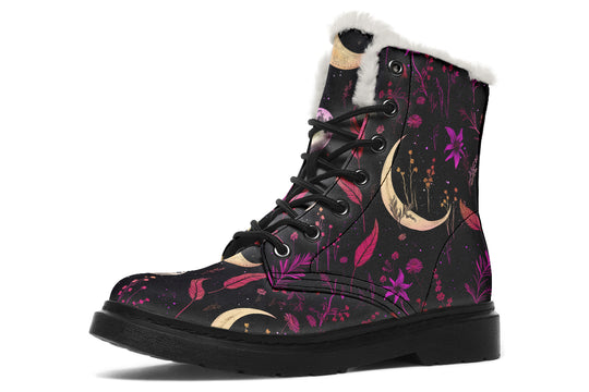 Magenta Moonlit Botanica Winter Boots
