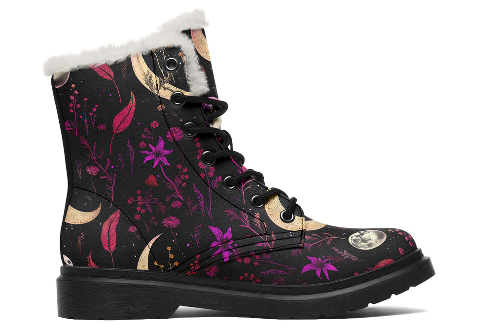 Magenta Moonlit Botanica Winter Boots