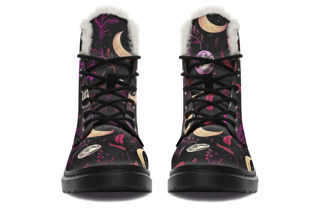 Magenta Moonlit Botanica Winter Boots
