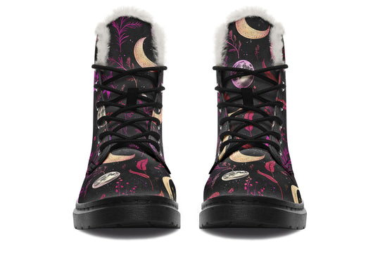 Magenta Moonlit Botanica Winter Boots