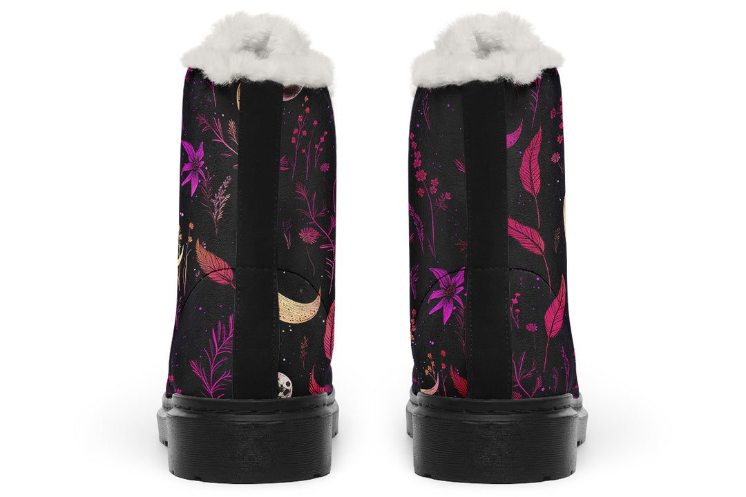 Magenta Moonlit Botanica Winter Boots