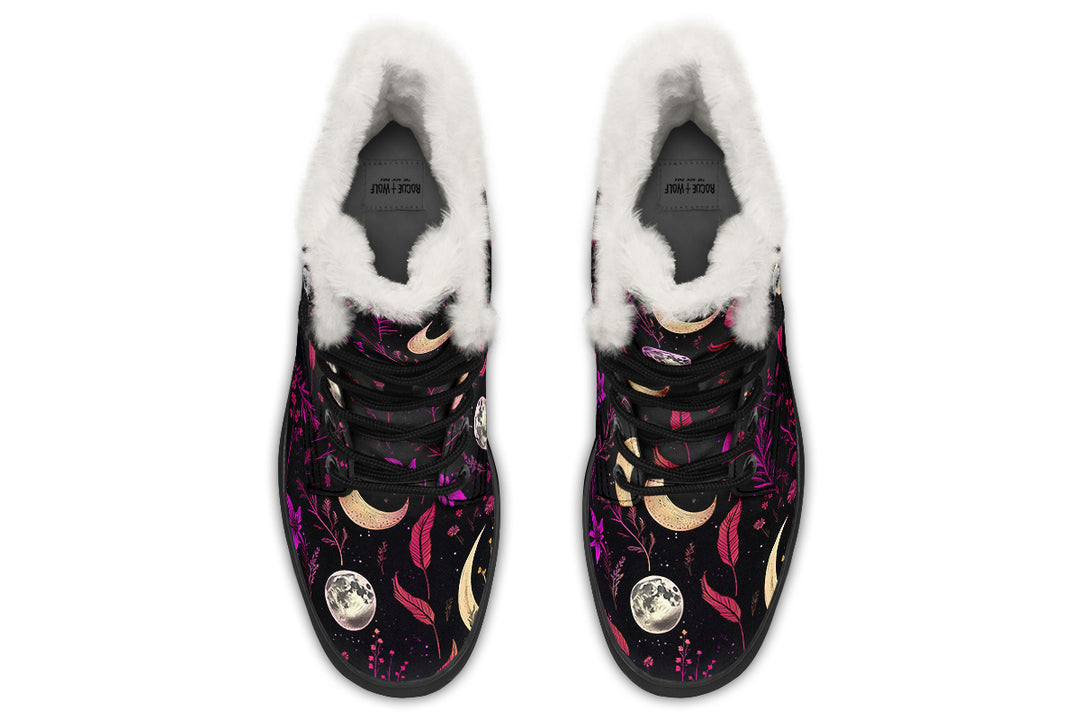 Magenta Moonlit Botanica Winter Boots