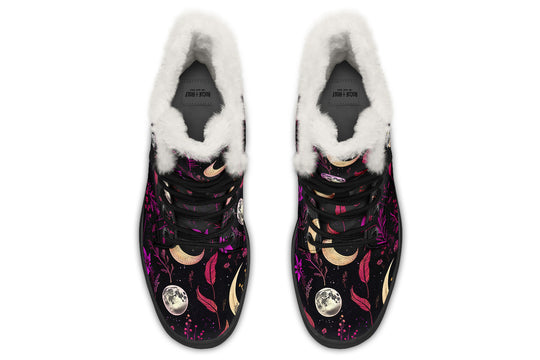 Magenta Moonlit Botanica Winter Boots