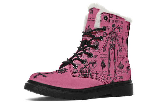 Mauve Vampire Study Winter Boots