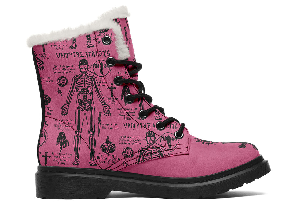 Mauve Vampire Study Winter Boots