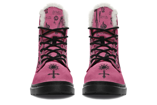 Mauve Vampire Study Winter Boots
