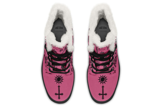 Mauve Vampire Study Winter Boots