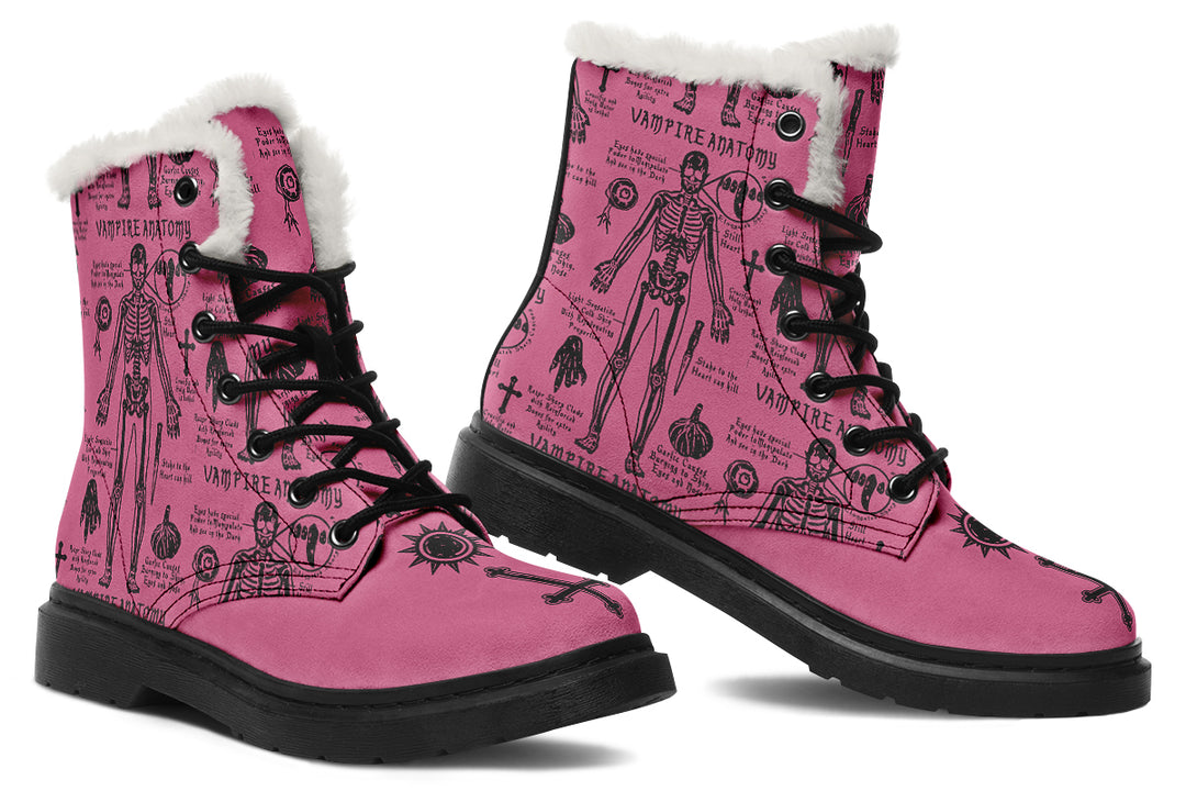 Mauve Vampire Study Winter Boots