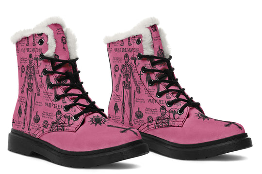 Mauve Vampire Study Winter Boots