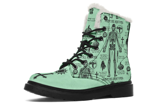 Mint Vampire Study Winter Boots