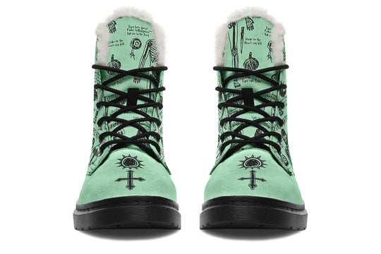 Mint Vampire Study Winter Boots
