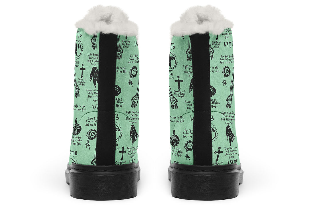 Mint Vampire Study Winter Boots