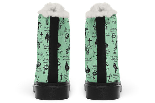 Mint Vampire Study Winter Boots
