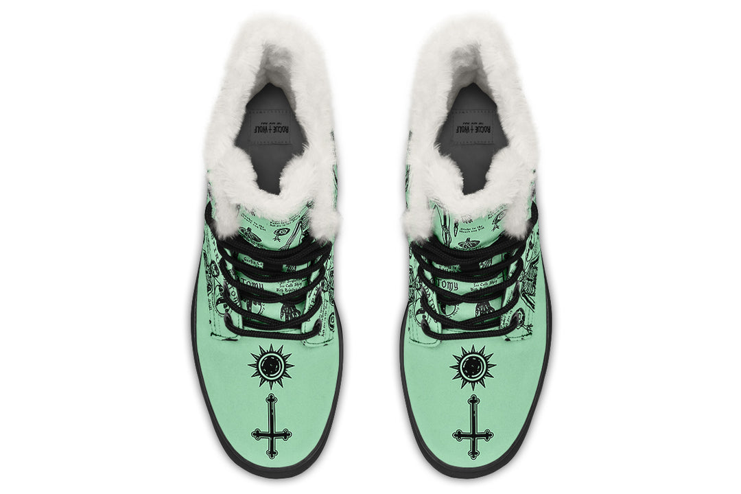 Mint Vampire Study Winter Boots