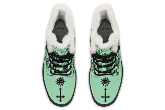 Mint Vampire Study Winter Boots