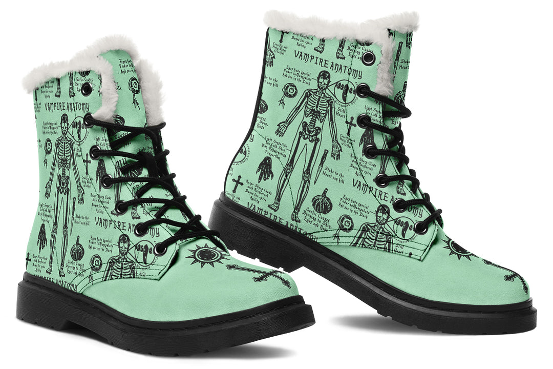 Mint Vampire Study Winter Boots