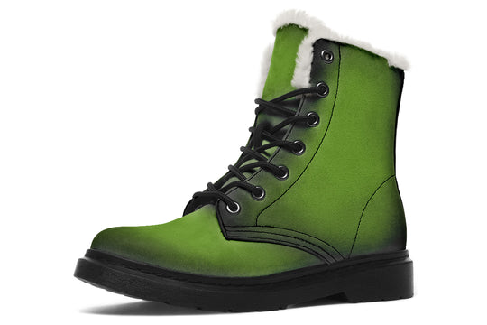 Mystic Moss Winter Boots - Versatile Winter Footwear Durable Nylon Water Resistant Toasty Lined