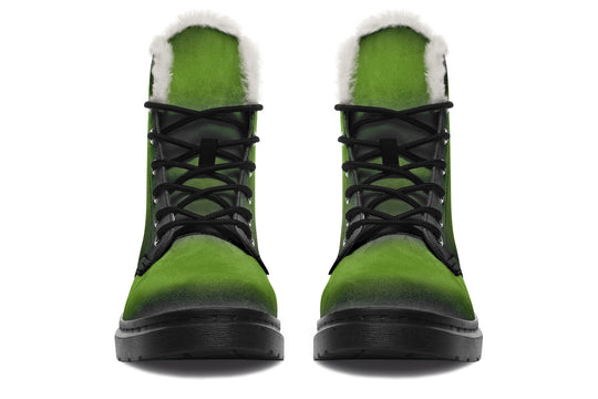 Mystic Moss Winter Boots - Versatile Winter Footwear Durable Nylon Water Resistant Toasty Lined