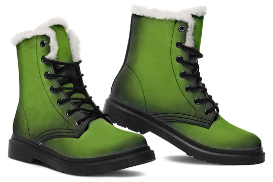 Mystic Moss Winter Boots - Versatile Winter Footwear Durable Nylon Water Resistant Toasty Lined