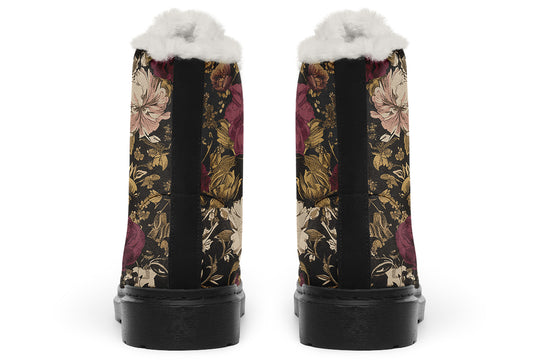 Nightgold Vintage Peonies Winter Boots