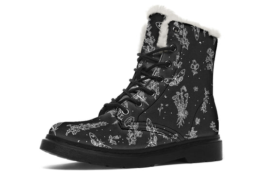 Nightshade Winter Boots - Weatherproof Stylish Boots Warm Lined Durable Nylon Vibrant Print Festival