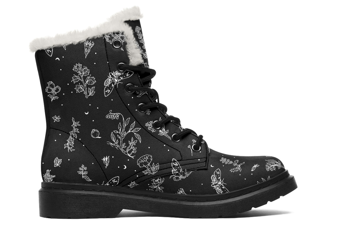 Nightshade Winter Boots - Weatherproof Stylish Boots Warm Lined Durable Nylon Vibrant Print Festival