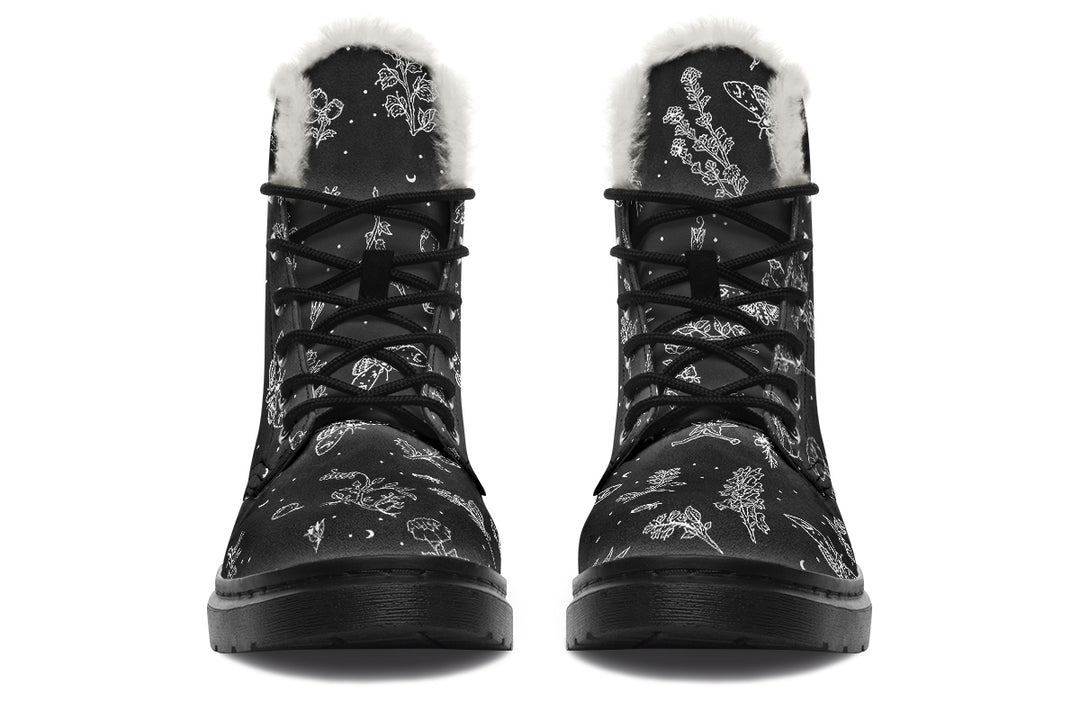 Nightshade Winter Boots - Weatherproof Stylish Boots Warm Lined Durable Nylon Vibrant Print Festival