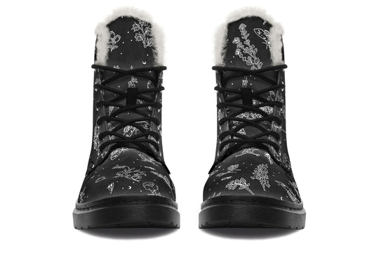 Nightshade Winter Boots - Weatherproof Stylish Boots Warm Lined Durable Nylon Vibrant Print Festival