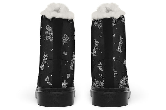 Nightshade Winter Boots - Weatherproof Stylish Boots Warm Lined Durable Nylon Vibrant Print Festival