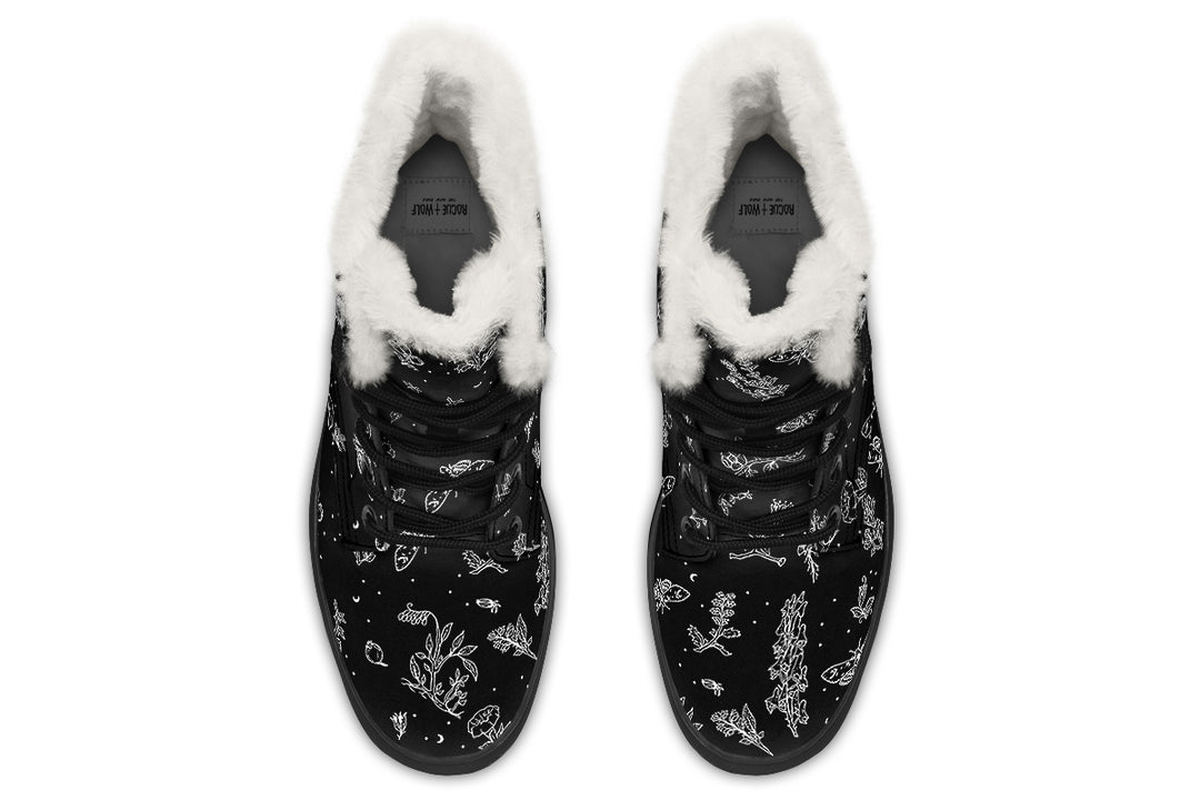 Nightshade Winter Boots - Weatherproof Stylish Boots Warm Lined Durable Nylon Vibrant Print Festival