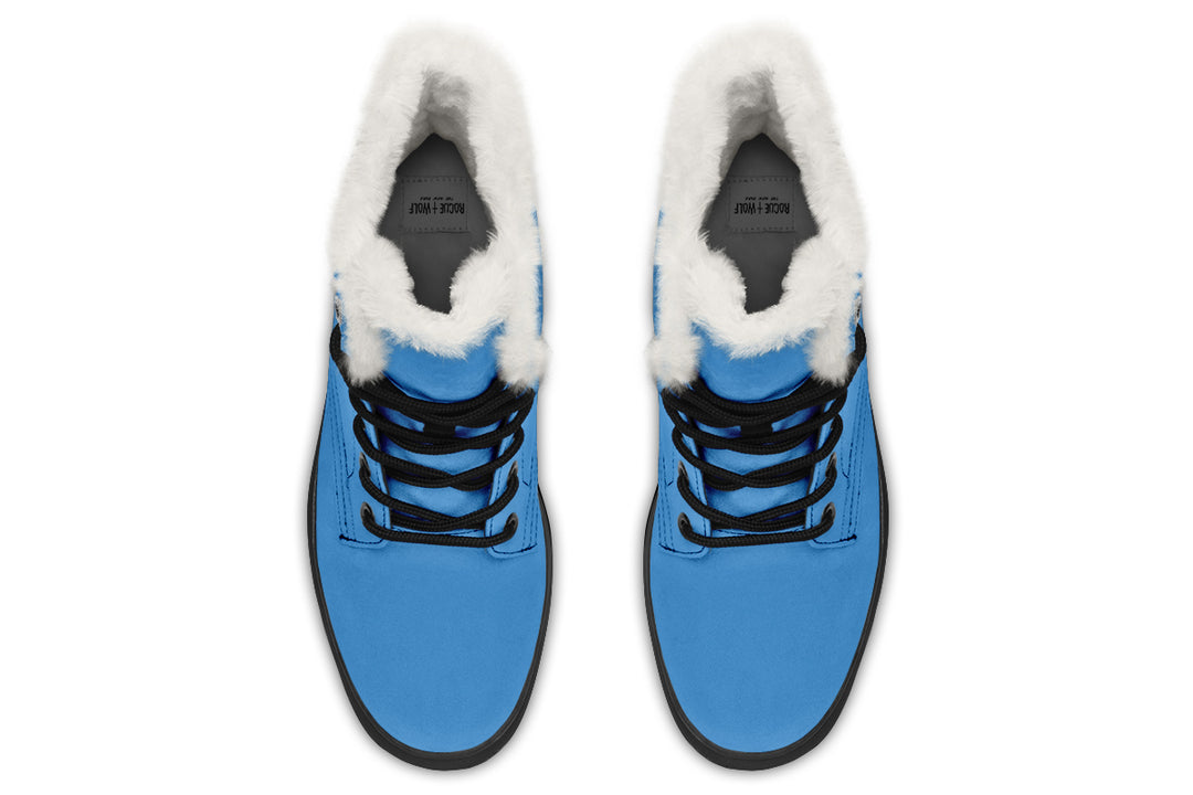 Ocean Wave Winter Boots - Robust Winter Boots Water Resistant Synthetic Wool Lined Toasty Footwear