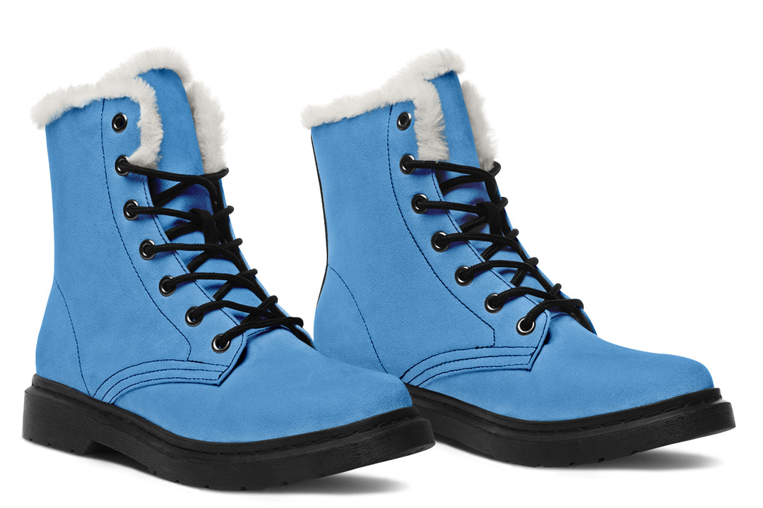 Ocean Wave Winter Boots - Robust Winter Boots Water Resistant Synthetic Wool Lined Toasty Footwear