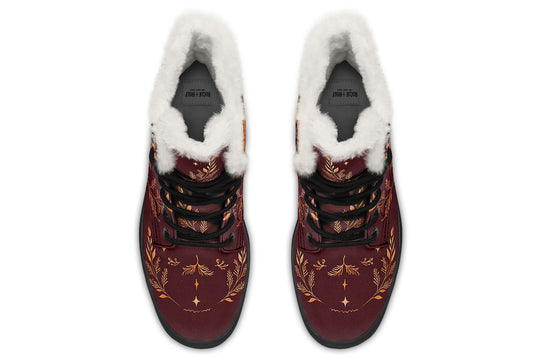 Oxblood Autumnalis Winter Boots