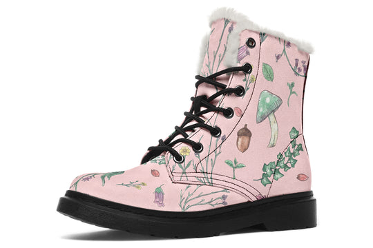 Pink Herbology Winter Boots