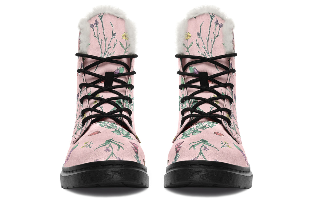 Pink Herbology Winter Boots