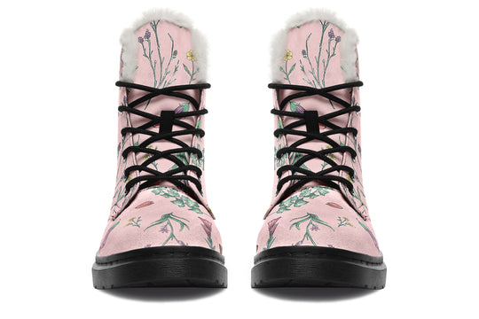 Pink Herbology Winter Boots