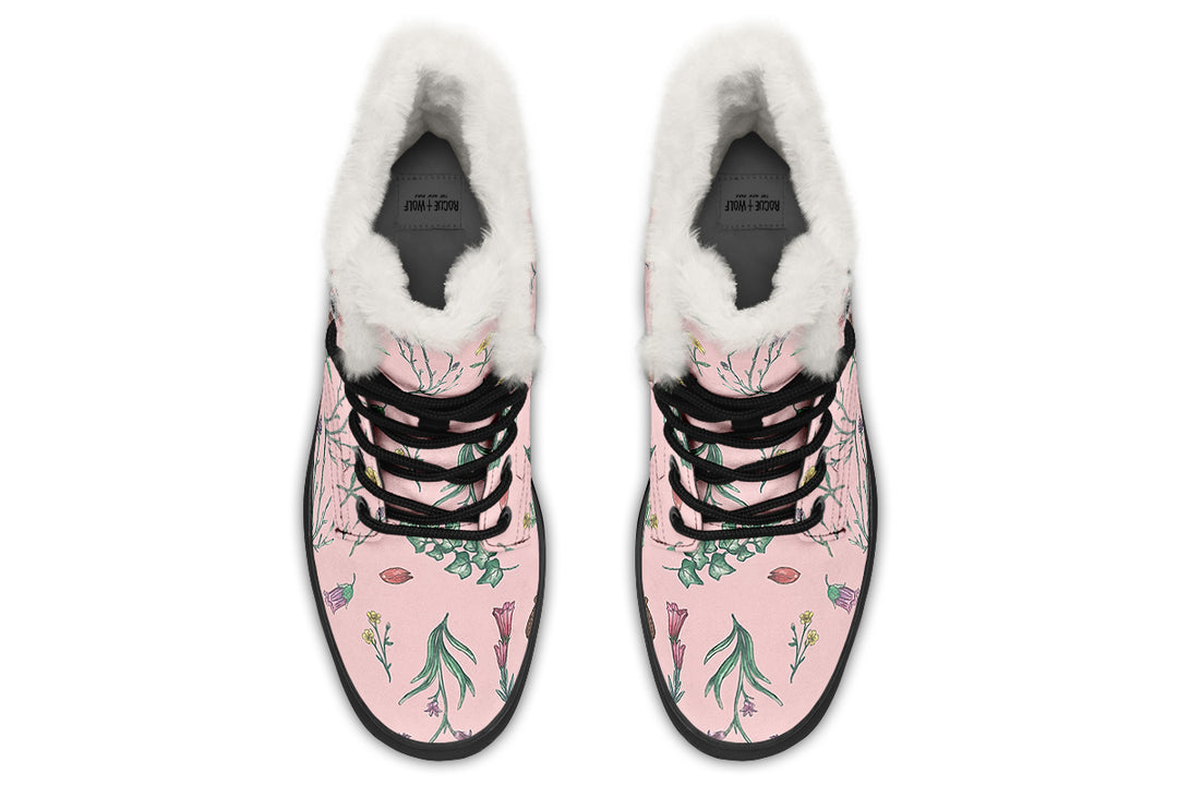 Pink Herbology Winter Boots