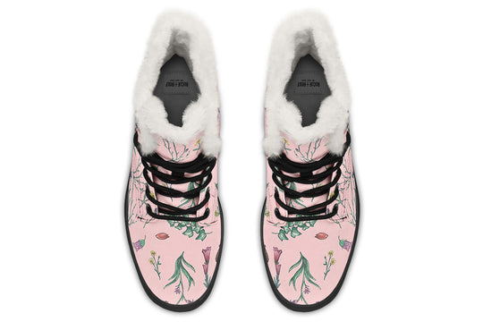 Pink Herbology Winter Boots