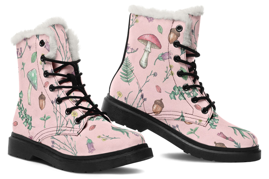 Pink Herbology Winter Boots