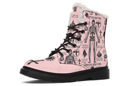 Pink Vampire Study Winter Boots