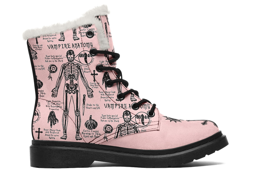 Pink Vampire Study Winter Boots