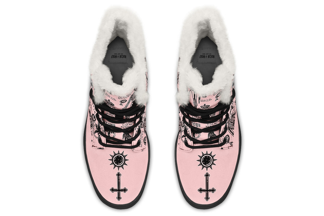 Pink Vampire Study Winter Boots